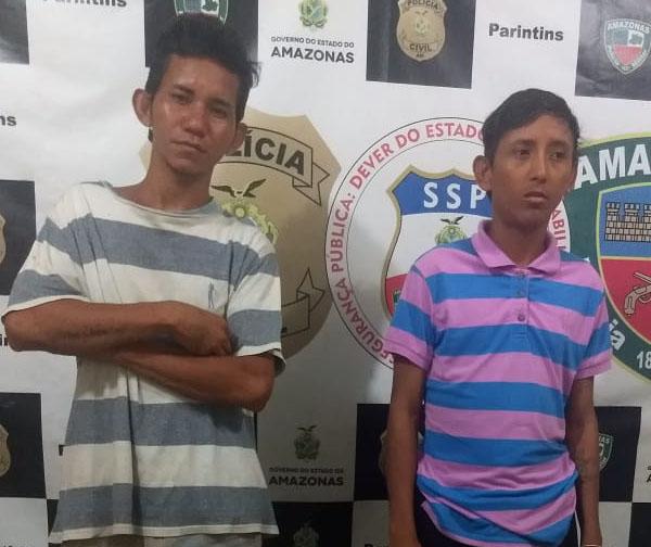 Dupla suspeita de assaltos tenta fugir mas é presa pela PM Dupla suspeita de assaltos tenta fugir mas é presa pela PM