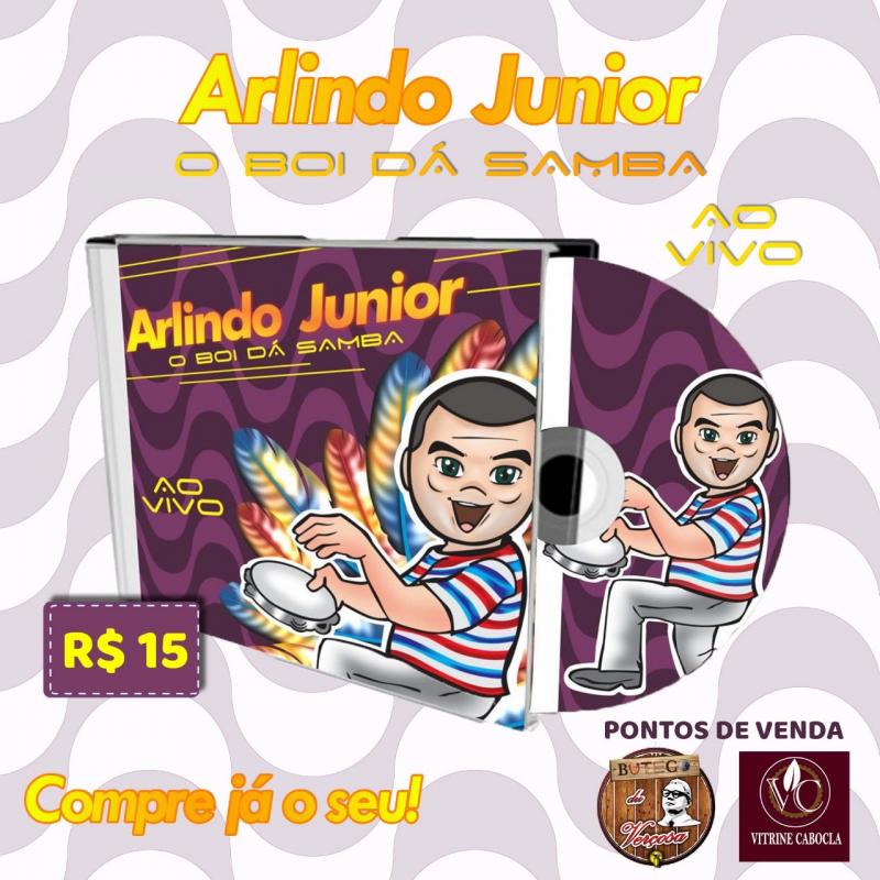 Arlindo Júnior apresenta nesta quinta-feira projeto “O Boi dá Samba” no Buteco do Verçosa