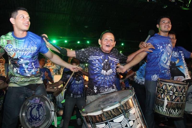 Boi Caprichoso celebra chegada do mês de junho no Curral Zeca Xibelão
