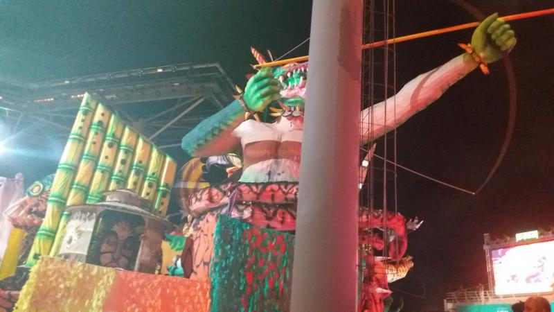 Não deu fica assim mesmo: momento de tensão na última alegoria do Garantido