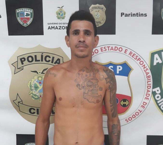 PM prende homem foragido de Justiça no Distrito do Caburi, zona rural de Parintins
