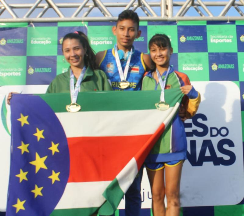 Parintins encerra segundo dia de competição com mais três ouros no Atletismo