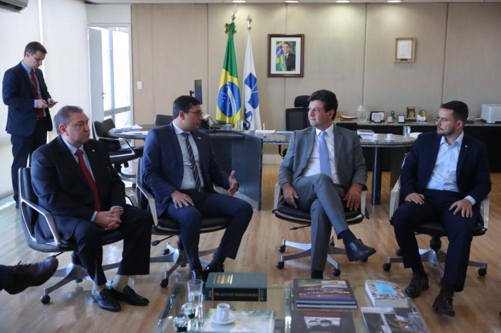 Em Brasília, ministro da Saúde garante a Wilson Lima apoio para ampliar investimentos no Amazonas Em Brasília, ministro da Saúde garante a Wilson Lima apoio para ampliar investimentos no Amazonas