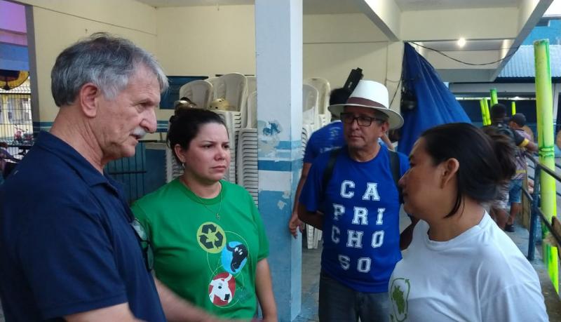 Boi Caprichoso sai na frente e realiza ação socioambiental com coleta de resíduos