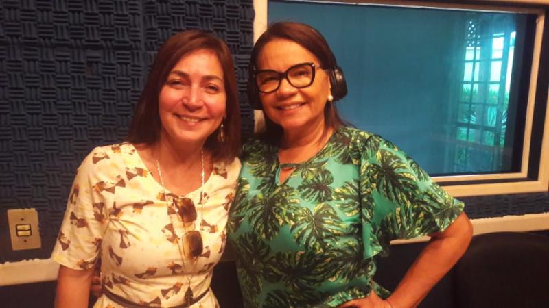 No programa de rádio apresentado por Márcia Baranda, presidente da Amazonastur anuncia que senadores garantem emendas para Museu do Boi de Parintins e Turismo na Valéria