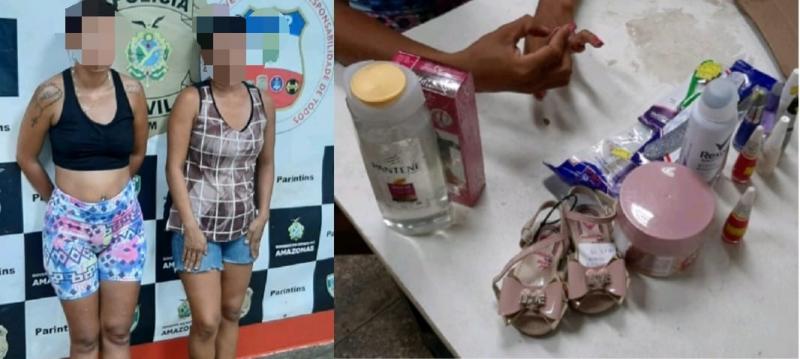 Mulheres são presas por furtarem supermercado em Parintins