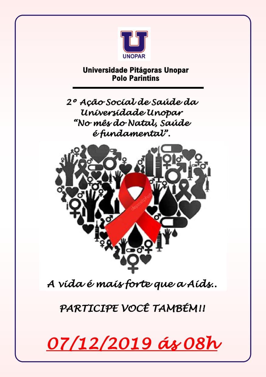 2ª Ação Social de Saúde da Universidade Unopar será realizado neste sábado (7)