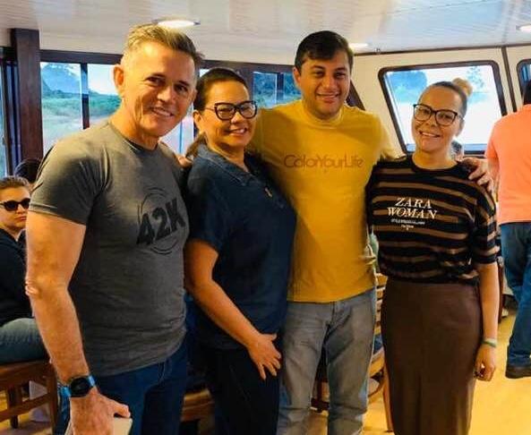 Márcia, Juscelino e Nega em busca do apoio de Wilson Lima para as eleições 2020