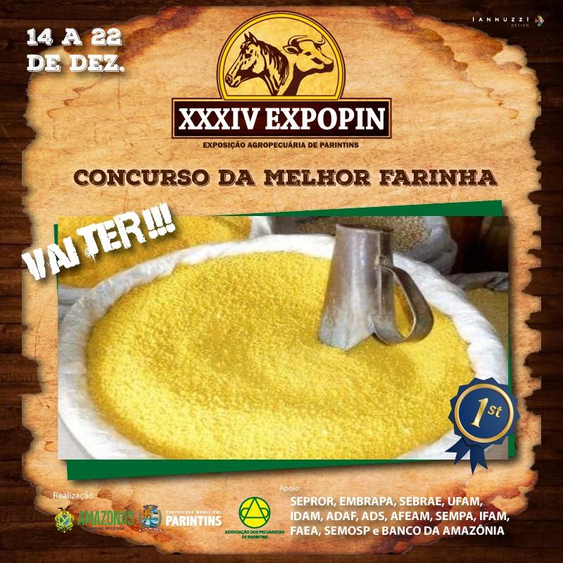 Expopin 2019 premia melhor farinha, vaca leiteira, queijos e doce de leite