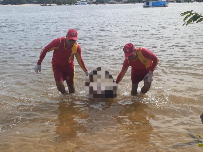 Corpo é encontrado na praia do Cajueiro, em Alter do Chão (PA)