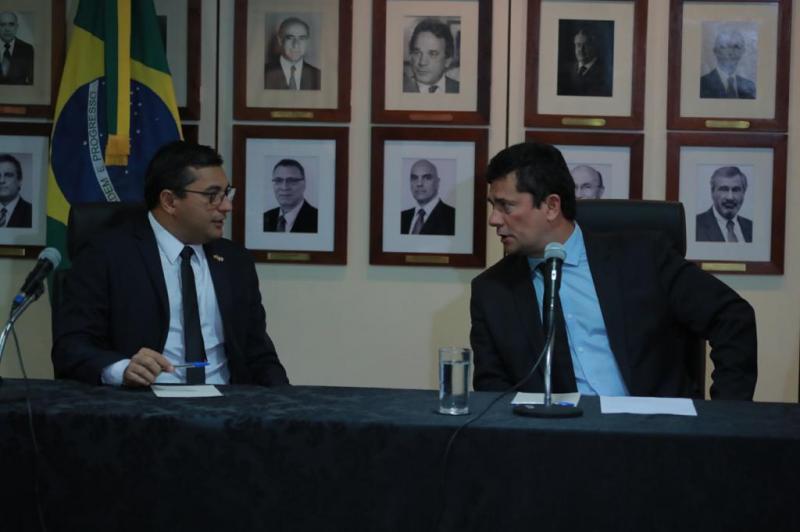 Wilson Lima reforça interlocução com ministro Sergio Moro no combate ao crime organizado no Amazonas