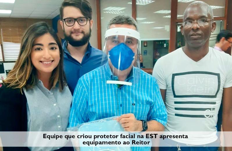 Coronavírus: UEA cria protetor facial 3D para médicos e enfermeiros
