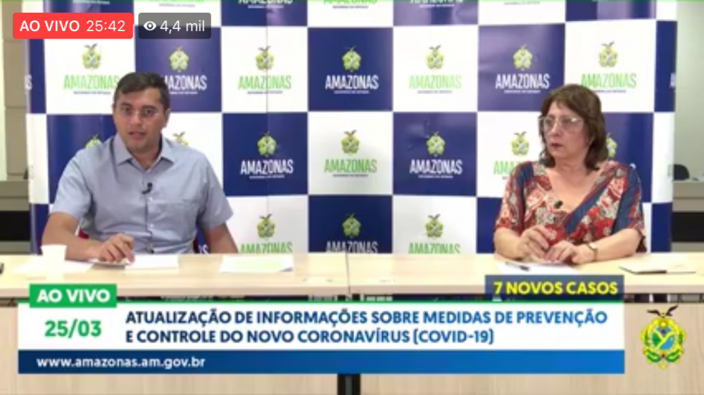 Sobe 54 o número de casos por coronavírus no AM, com 1 óbito confirmado