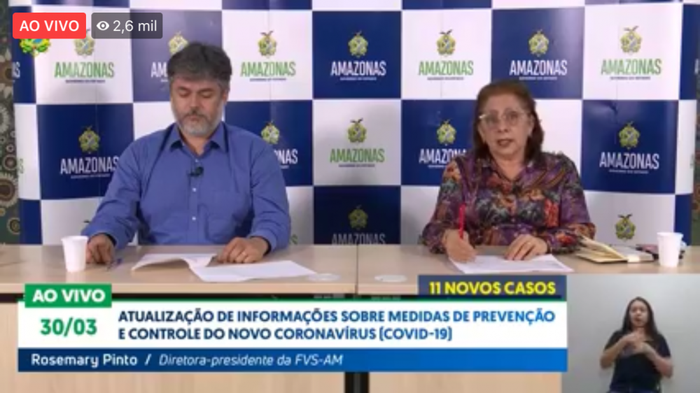 Amazonas tem 151 casos de coronavírus e Parintins tem terceiro caso confirmado