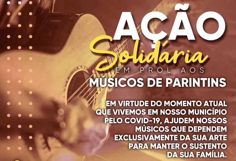 Músicos parintinenses realizam Ação Solidária em prol da categoria artística