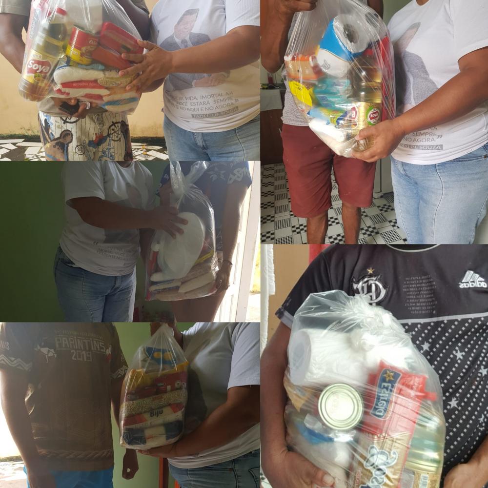 Ação solidária arrecada alimentos em benefício aos tricicleiros de Parintins