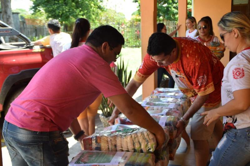 Garantido lança campanha solidária em prol dos parintinenses Garantido lança campanha solidária em prol dos parintinenses