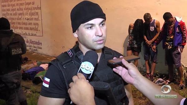 Capitão da PM que deu jato d'água em live do Caprichoso passará por sindicância