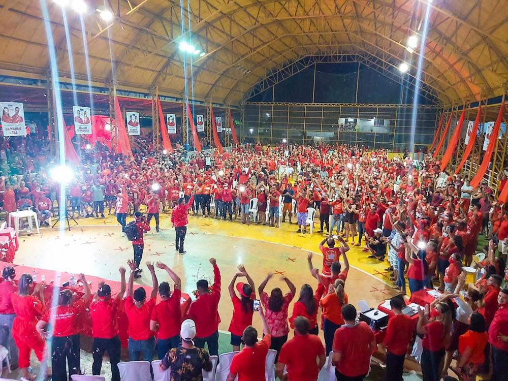 Israel Paulain mostra força política em Nhamundá na sua convenção municipal Israel Paulain mostra força política em Nhamundá na sua convenção municipal
