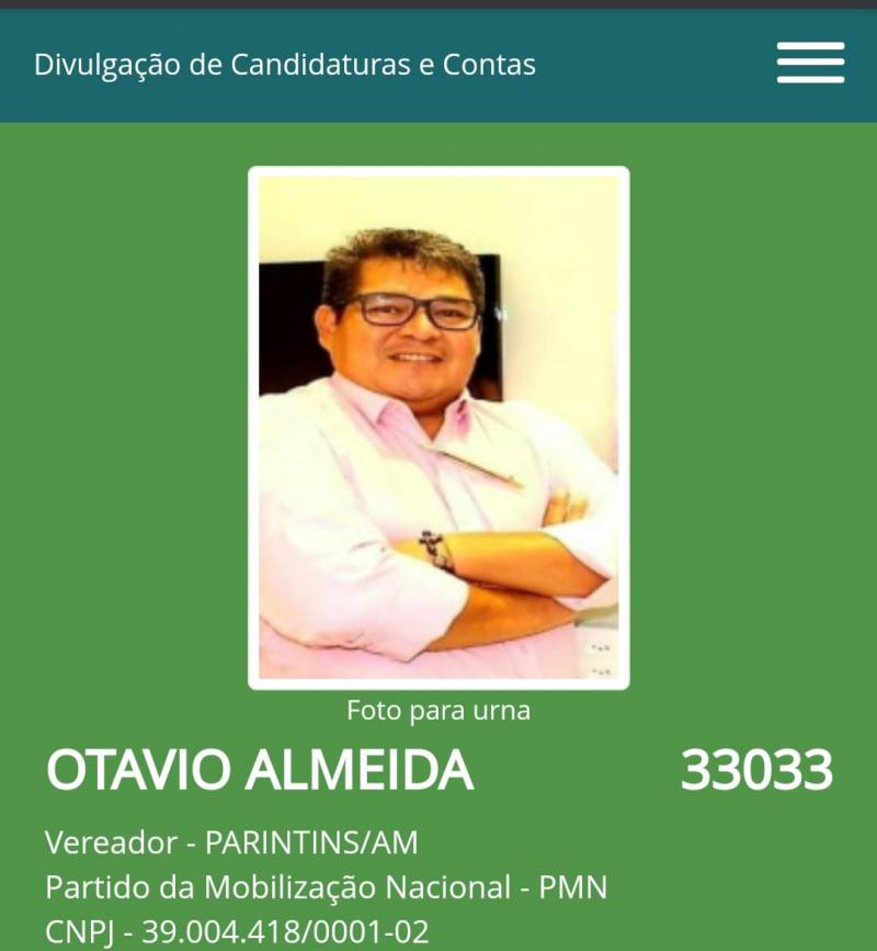 Empresário Otávio Almeida busca vaga na Câmara de Parintins pelo PMN