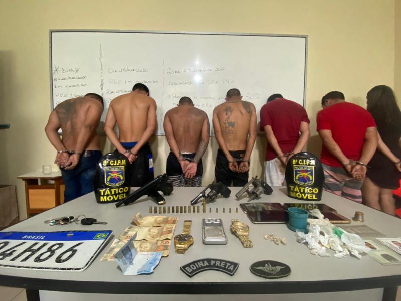 Grupo criminoso que atuava em Iranduba é preso com armas e drogas