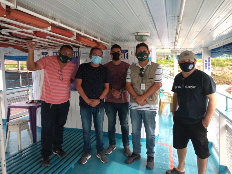 Dsei/Parintins amplia combate à Covid-19 na região do rio Andirá com Uapi móvel fluvial