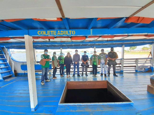 Inspeções do MPAM no Porto de Maués constatam várias irregularidades na higiene e limpeza das embarcações