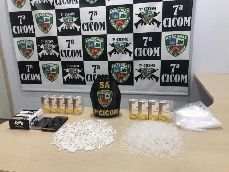 Trio é capturado com quase 230 porções de drogas na Zona Sul de Manaus