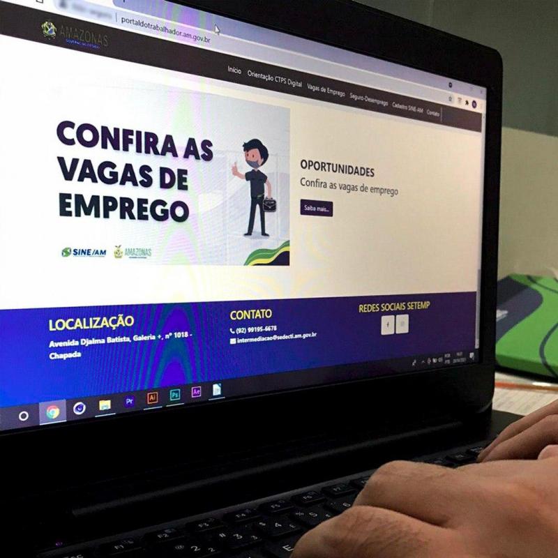 Governo do Amazonas lança “Portal do Trabalhador” nesta sexta-feira (30/04)