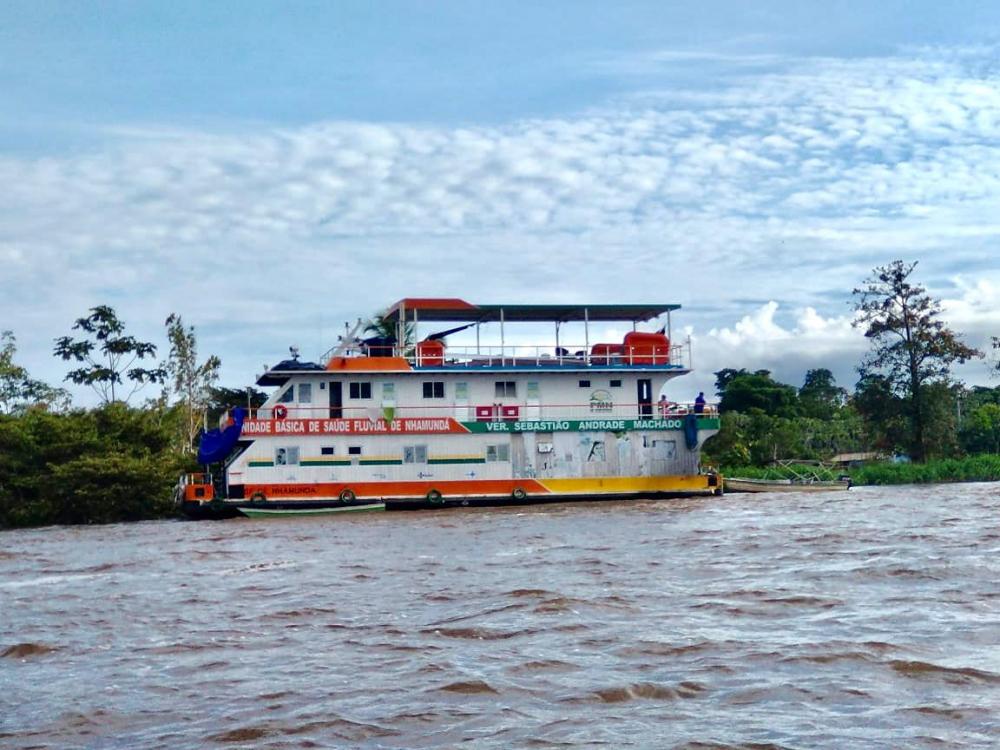 Em Nhamundá, UBS Fluvial leva atendimentos em saúde para ribeirinhos
