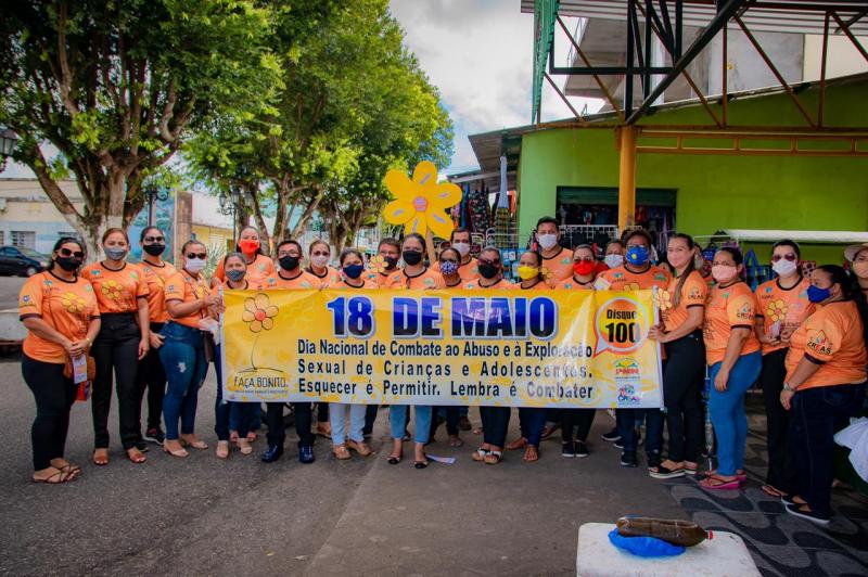 Em Nhamundá, SEMAS realiza ação de combate ao Abuso e Exploração sexual de Crianças e Adolescentes 