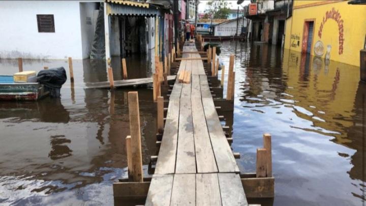 Rio Amazonas segue estagnado há seis dias em Itacoatiara (AM)