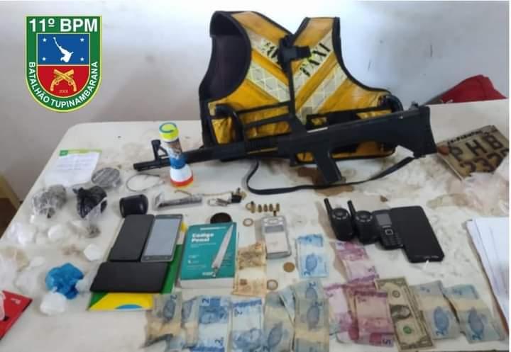 Em Parintins, quadrilha que comandava o tráfico de drogas no bairro São Benedito é presa pela Polícia Militar