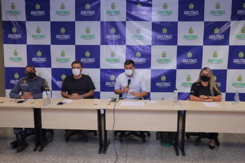 Em reforço às ações policiais do Estado, governador Wilson Lima pede apoio da Força Nacional de Segurança