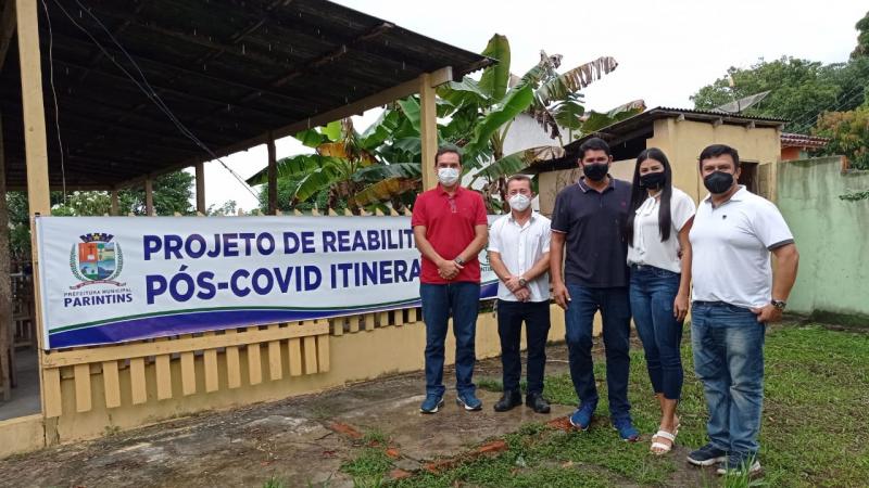 Em Parintins, prefeitura inicia Projeto de Reabilitação Pós Covid Itinerante, na comunidade do Aninga