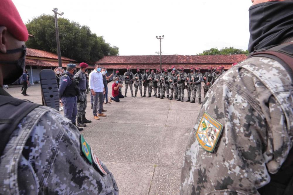 Governador Wilson Lima acompanha início da operação ‘Mão de Ferro’, executada pela Polícia Militar do Amazonas e Força Nacional Governador Wilson Lima acompanha início da operação ‘Mão de Ferro’, executada pela Polícia Militar do Amazonas e Força Nacional