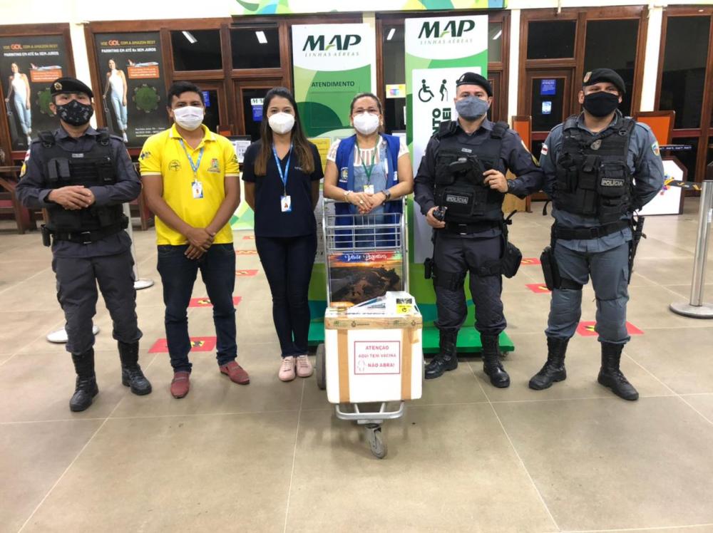 Parintins recebe mais 1.335 doses da vacina Astrazeneca