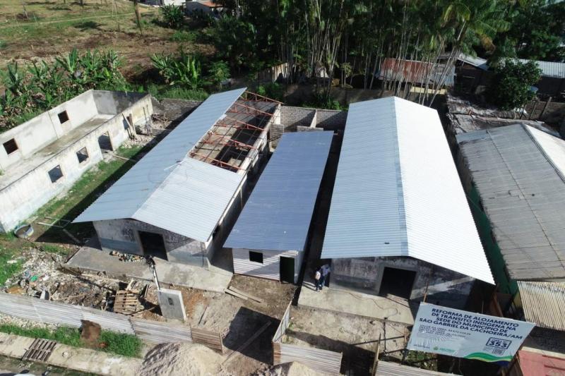 Governo do Amazonas avança na reforma do Alojamento de Trânsito Indígena em São Gabriel da Cachoeira