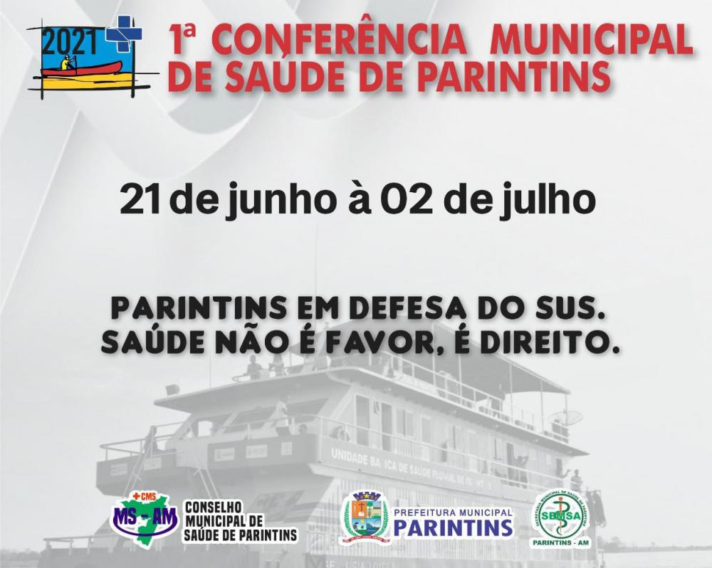 Parintins realiza Conferência Municipal de Saúde de 21 de junho a 02 de julho