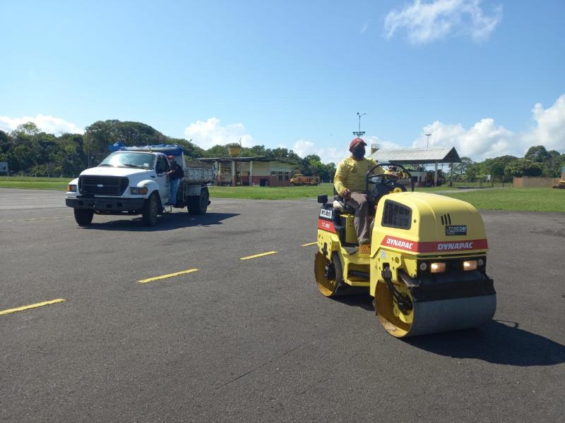 Prefeitura de Parintins interditada parcialmente aeroporto Júlio Belém para melhorias
