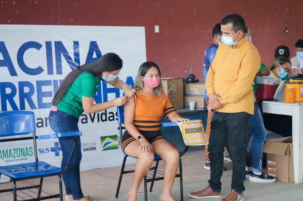 Em Barreirinha, 80% da população já recebeu a primeira dose da vacina contra a COVID-19