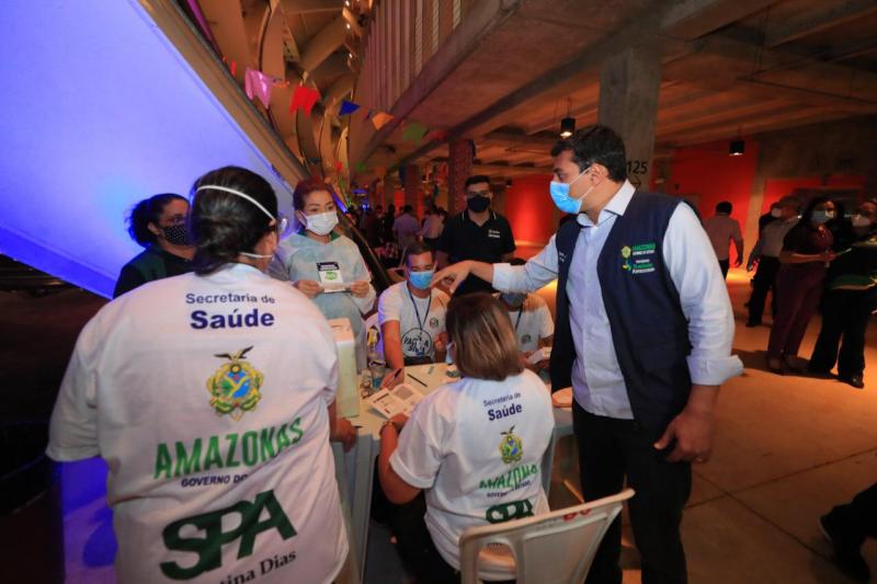 Governador Wilson Lima estende mutirão Vacina Amazonas contra Covid-19 para população a partir de 27 anos em Manaus
