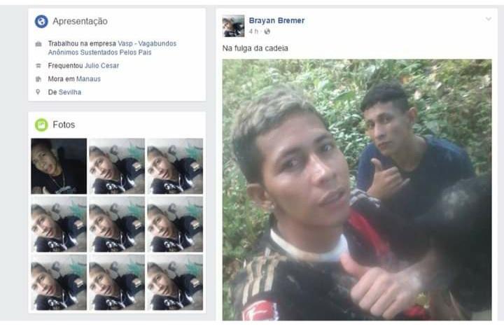 Ex-presidiário conhecido por postar fotos na internet após fugir da cadeia em 2017 é morto em Manaus