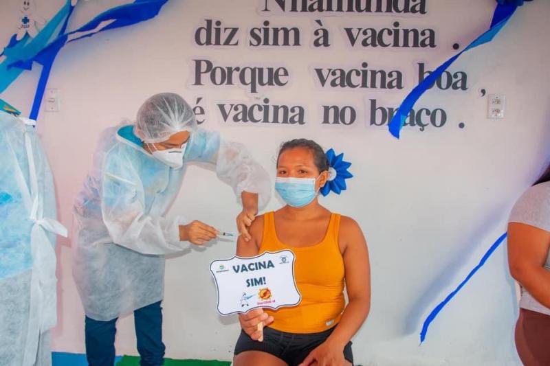 Em Nhamundá, é antecipada segunda dose da vacina Oxford/Astrazeneca