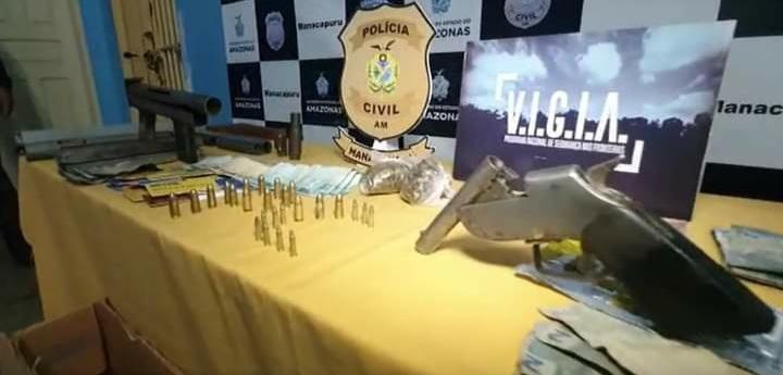 Cinco são presos por tráfico em operação policial no interior do Amazonas 