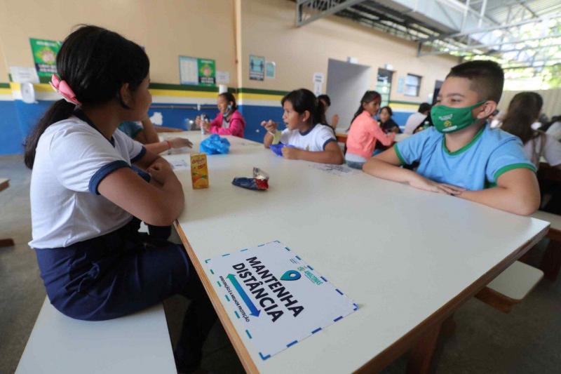 Secretaria de Educação monitora protocolos de saúde nas escolas estaduais para retorno 100% presencial, na segunda-feira (23/08)