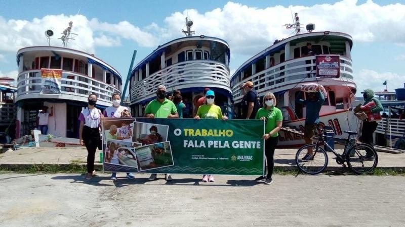 Em Parintins, Governo do Estado apresenta projeto Idoso Empreendedor e realiza ações de conscientização