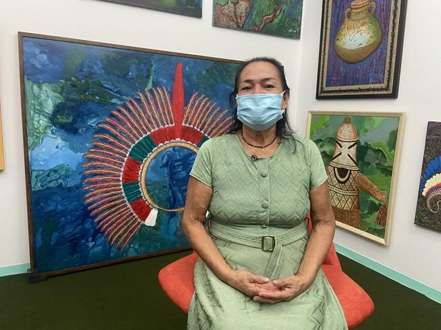 Artista indígena amazonense se torna a primeira a ter obra em exposição no Museu de Arte de São Paulo