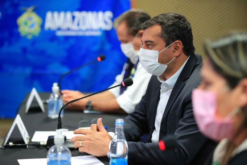 Wilson Lima anuncia exigência de imunização completa contra Covid-19 para público de jogo entre Brasil e Uruguai