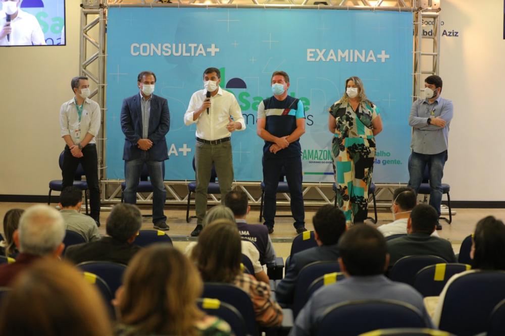 Governador Wilson Lima lança plano que amplia oferta de consultas e exames na rede estadual de saúde